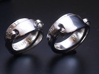 titan&silver  pair ring