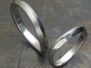 結婚指輪のオーダーメイド例
