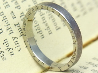 刻印入り結婚指輪